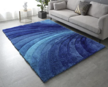 "3D Shaggy" Hand Tufted Area Rug