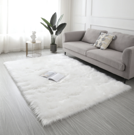 "Cozy Collection" Ultra Soft Fluffy Faux Fur Sheepskin Area Rug