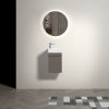 Laura 16" Small Bathroom Vanity with Sink, Wall Mounted Bathroom Vanity for Modern Bathroom