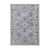 NAAR MARFI Collection 5X7 Blue/Silver/Oriental Non-Shedding Living Room Bedroom Dining Home Office Stylish and Stain Resistant Area Rug