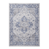 NAAR MARFI Collection 5X7 Blue/Grey/Oriental Non-Shedding Living Room Bedroom Dining Home Office Stylish and Stain Resistant Area Rug