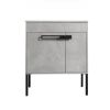 30 Inch Bathroom Vanity, Freestanding Bathroom Vanity or Floating is Optional Conversion, 30*18-00330CG-1(KD-Packing)-Excluding Sink