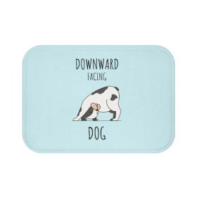 Downward Facing Dog Yoga Bath Mat