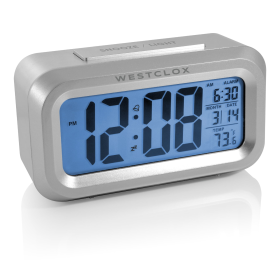 Westclox Digital Alarm Clock with Automatic Backlight â€“ Model# 70045A