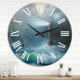 Designart 1 in Coastal Wall Clock(Size 29" x 29")