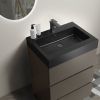 Alice 24" Gray Bathroom Vanity with Sink, Large Storage Freestanding Bathroom Vanity for Modern Bathroom