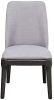 Madan Side Chair (Set-2) in Light Gray Linen & Gray Oak