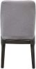 Madan Side Chair (Set-2) in Light Gray Linen & Gray Oak