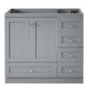 [Cabinet Only] 36" Gray Bathroom Vanity(Sink not included)