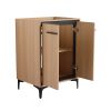 24'' Bathroom Vanity without Top Sink, Modern Bathroom Storage Cabinet with 2 Soft Closing Doors, Single Sink Bathroom Vanity