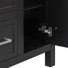 [Cabinet Only] 36" Black Bathroom Vanity(Sink not included)