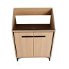 24'' Bathroom Vanity without Top Sink, Modern Bathroom Storage Cabinet with 2 Soft Closing Doors, Single Sink Bathroom Vanity