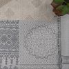 NAAR Guros Collection 4X6 Cream /Trellis Indoor/Outdoor Area Rug