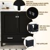 30" Black Bathroom Vanity with Single Sink, Combo Cabinet Undermount Sink, Bathroom Storage Cabinet with 2 Doors and a Drawer, Soft Closing