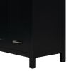 30" Black Bathroom Vanity with Single Sink, Combo Cabinet Undermount Sink, Bathroom Storage Cabinet with 2 Doors and a Drawer, Soft Closing