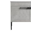 36 Inch Bathroom Vanity, Freestanding Bathroom Vanity or Floating is Optional Conversion, 36*18-00336CG-1(KD-Packing)-Excluding Sink