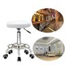 360Â° Beauty Salon Rotating Work Chair 44-57cm Height Adjustable Hydraulic Rolling Rotating Stool for Home/Office/Bar Black White