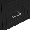 [Cabinet Only] 36" Black Bathroom Vanity(Sink not included)