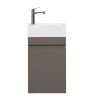 Laura 16" Small Bathroom Vanity with Sink, Wall Mounted Bathroom Vanity for Modern Bathroom