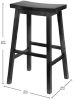 Winsome Satori Seat Bar Stool; 29"; Black