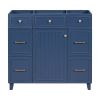 [Cabinet Only] 36" Bathroom Vanity-Blue