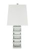 ACME Nysa Table Lamp in Mirrored & Faux Crystals 40217