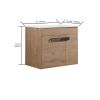 30 Inch Bathroom Vanity With Sink, Freestanding Bathroom Vanity or Floating is Optional Conversion