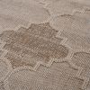 NAAR Guros Collection 4X6 Cream /Trellis Indoor/Outdoor Area Rug