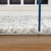 Loft Shag GC_CZY1004 Ivory 7 ft. 10 in. x 9 ft. 10 in. Shaggy Area Rug