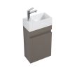 Laura 16" Small Bathroom Vanity with Sink, Wall Mounted Bathroom Vanity for Modern Bathroom