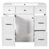 36" Bathroom Vanity Cabinet with Sink Top Combo Set,White,Single Sink,Shaker Cabinet with Soft Closing Door and Drawer