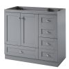 [Cabinet Only] 36" Gray Bathroom Vanity(Sink not included)