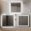 LED Bathroom Mirror, 36x36 inch Bathroom Vanity Mirrors with Lights, Mirrors for Wall with Smart Touch Button, Anti-Fog, Memory Function