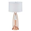 Beautiful Water Dancing Table Lamp 1pc Modern Design Home Decor Copper Finish Luxurious Sparkling Decorative Night lamp Bedroom Lamp Living Room