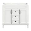 36'' Bathroom Vanity without Top Sink, Cabinet only, Modern Bathroom Storage Cabinet with 2 Soft Closing Doors and 2 Drawers