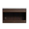 Soft Close Doors Bathroom Vanity With Sink; 30 Inch For Small Bathroom; 30x18-00630CAW(KD-Packing)