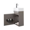 Laura 16" Small Bathroom Vanity with Sink, Wall Mounted Bathroom Vanity for Modern Bathroom