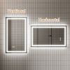 LED Bathroom Mirror, 24x40 inch Bathroom Vanity Mirrors with Lights, Mirrors for Wall with Smart Touch Button, Anti-Fog, Memory Function