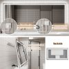 LED Bathroom Mirror, 36x96 inch Bathroom Vanity Mirrors with Lights, Mirrors for Wall with Smart Touch Button, Anti-Fog, Memory Function