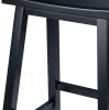 Winsome Satori Seat Bar Stool; 29"; Black