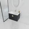 28 Inch Soft Close Doors Bathroom Vanity With Sink, For Small Bathroom(KD-Packing)