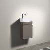 Laura 16" Small Bathroom Vanity with Sink, Wall Mounted Bathroom Vanity for Modern Bathroom