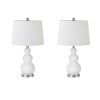 Curved Glass Table Lamp, Set of 2