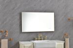 42 x 24Inch LED Mirror Bathroom Vanity Mirror with Back Light, Wall Mount Anti-Fog Memory Large Adjustable Vanity Mirror