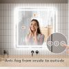 LED Bathroom Mirror, 36x36 inch Bathroom Vanity Mirrors with Lights, Mirrors for Wall with Smart Touch Button, Anti-Fog, Memory Function