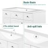 36" Bathroom Vanity Cabinet with Sink Top Combo Set,White,Single Sink,Shaker Cabinet with Soft Closing Door and Drawer