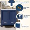 30" Blue Bathroom Vanity with Single Sink, Combo Cabinet Undermount Sink, Bathroom Storage Cabinet with 2 Doors and a Drawer, Soft Closing