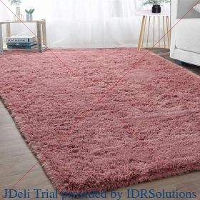 8*10, Area Rug for Livingroom Bedroom Dorm Home Decorative, Non-Slip Plush Fluffy Furry Fur Rugs Comfy (Color: Blush, size: 8 X 10 Feet)