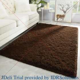 8*10, Area Rug for Livingroom Bedroom Dorm Home Decorative, Non-Slip Plush Fluffy Furry Fur Rugs Comfy (Color: Brown, size: 8 X 10 Feet)