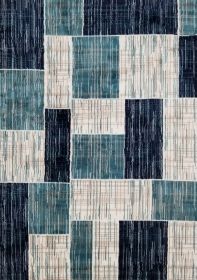 Jersey Area Rugs, Carpets For Livingroom, 7x10 Area Rugs ,3003 Blue (Color: as Pic)